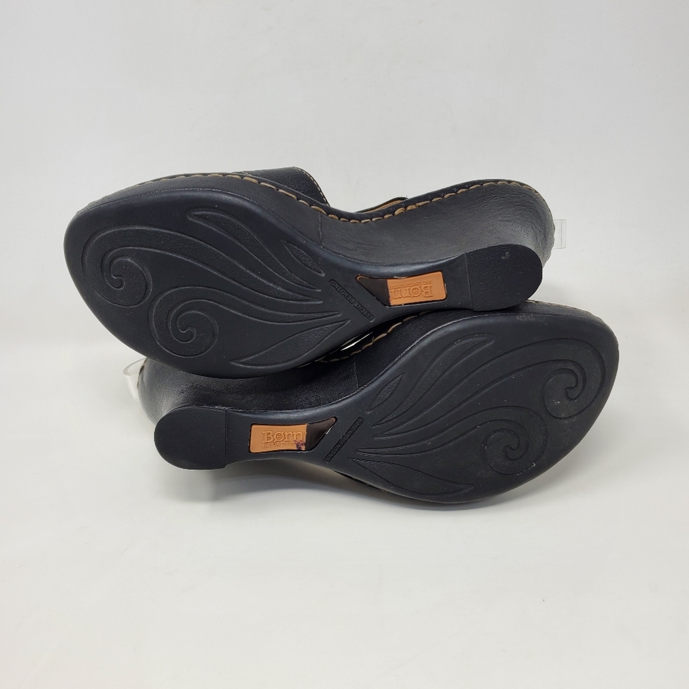 Born Wedge Leather Sandals - Picture 8 of 11